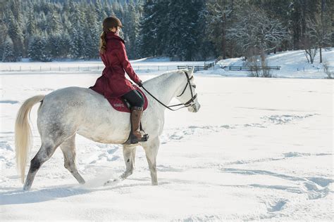 The Majesty of Winter Horseback Riding