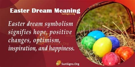 The Meaning of Easter in Dream Analysis