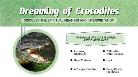 The Mystical Interpretation of Encountering a Baby Crocodile in One's Dream