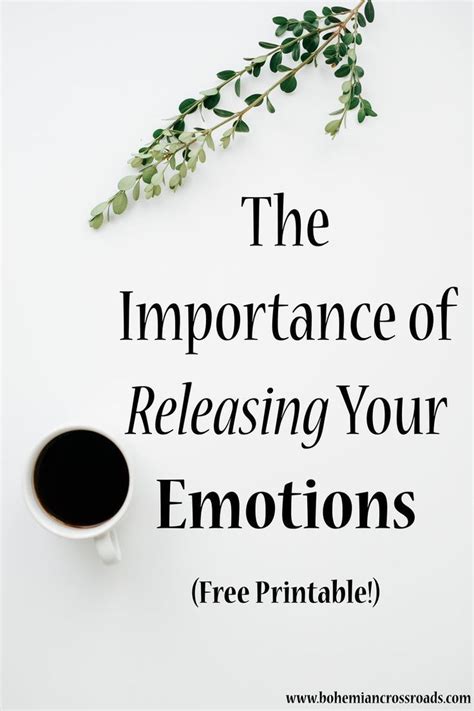 The Necessity of Releasing: Comprehending the Emotional Context