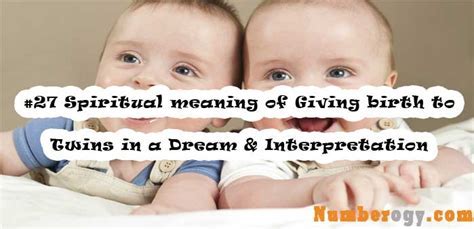 The Psychological Interpretation of Giving Birth to Twins: Dual Personas and Integration