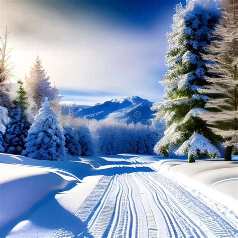 The Serene Beauty of a Winter Wonderland