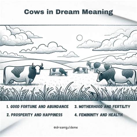 The Significance of Cows in Symbolic Dream Decoding