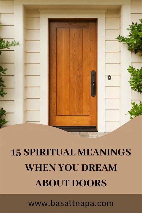 The Significance of Doorways in Dreams: A Symbol of Transition and Opportunity