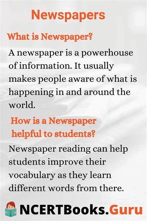 The Significance of Newspapers as Conveyors of Information