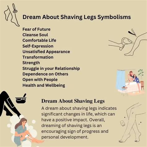 The Significance of Shaving Legs in a Woman's Dream