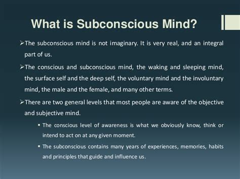 The Subconscious Mind's Interpretation of Familiar Textures