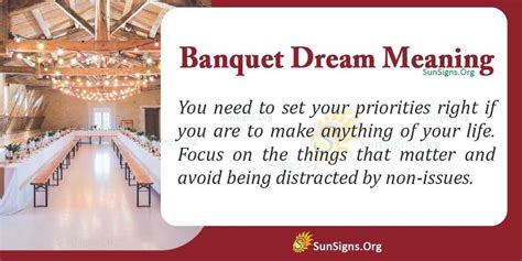 The Symbolic Interpretation of Dreaming of a Banquet in Your Absence