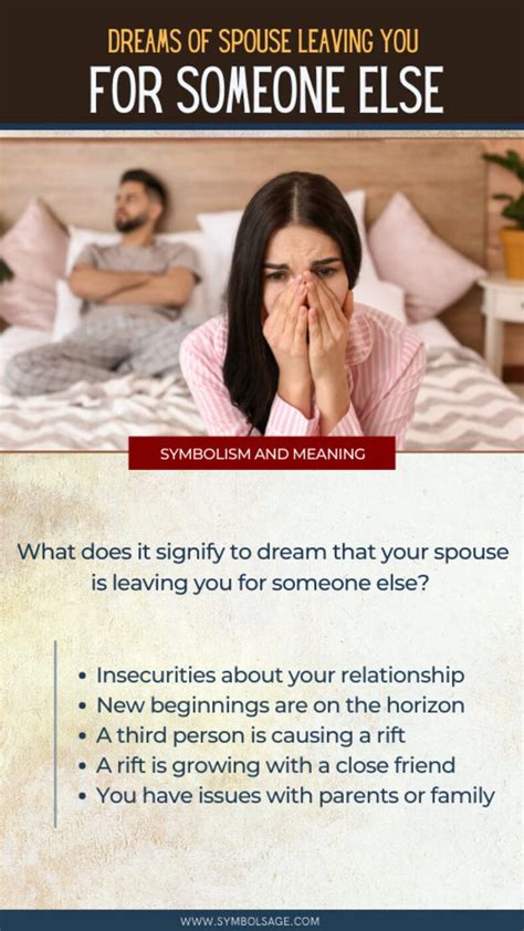 The Symbolic Meaning of Departing from Your Spouse in Dreams