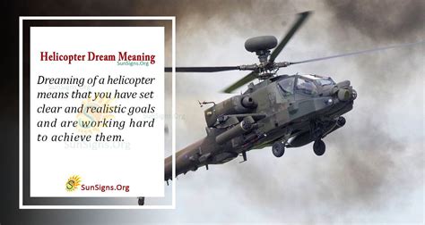 The Symbolic Meaning of Helicopter in Dreams