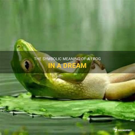 The Symbolic Meaning of a Frog's Skin in Dreams