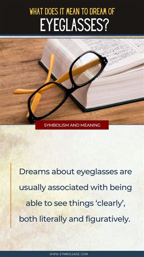 The Symbolic Significance of Clear Lens Eyewear in Dreams