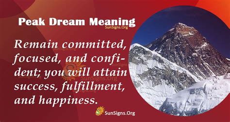 The Symbolic Significance of Dreaming About Ascending a Towering Peak