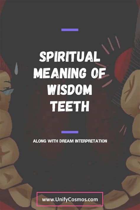 The Symbolic Significance of Dreaming About the Loss of a Wisdom Tooth