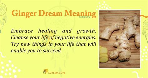 The Symbolic Significance of Ginger in Dreams