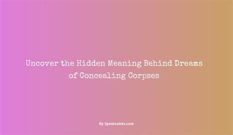 The Symbolism Behind Evading and Concealing in Dream Imagery