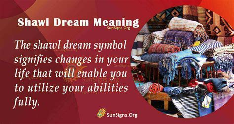 The Symbolism of the Shawl in Dreams