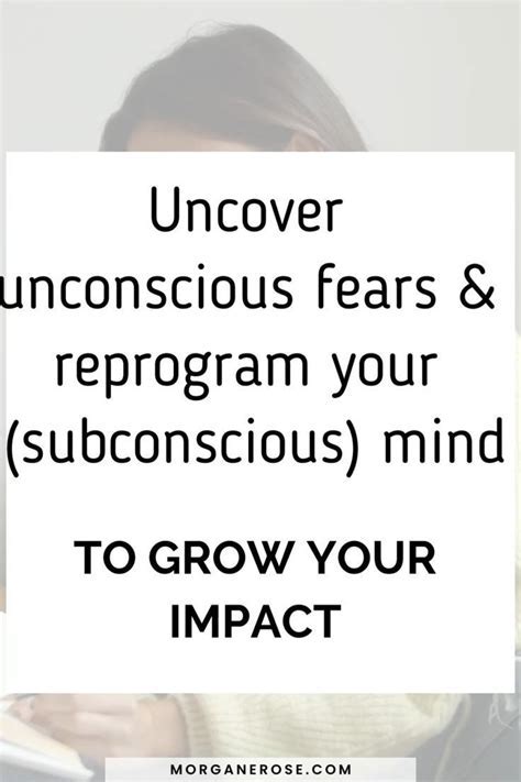 The Unconscious Mind at Play: Uncovering Deep-rooted Fears