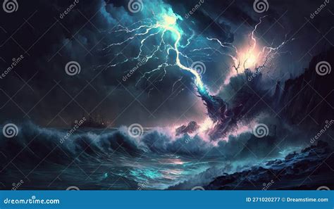 The Unforgettable Night of Turbulent Waves and Thunderstorms