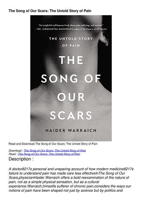 The Untold Narratives Behind Our Scars