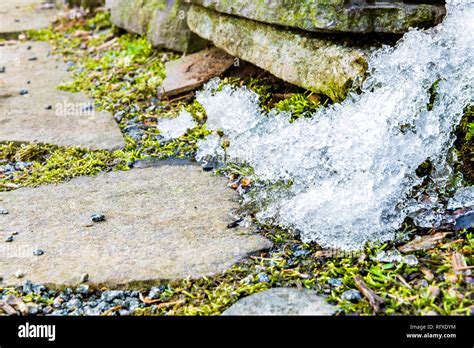 The connection between the melting snow and emotional thawing