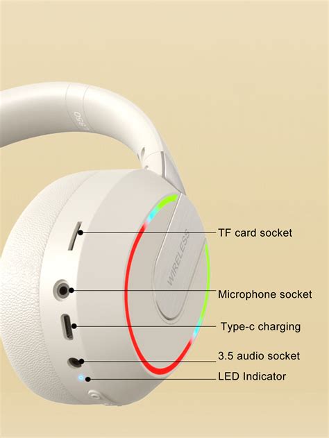 The phenomenon of emitting an amber light in wireless headphones