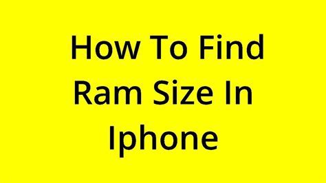 Three Methods to Determine Memory Size on iPhone 14