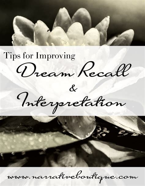 Tips for Improving Dream Recall and Interpretation