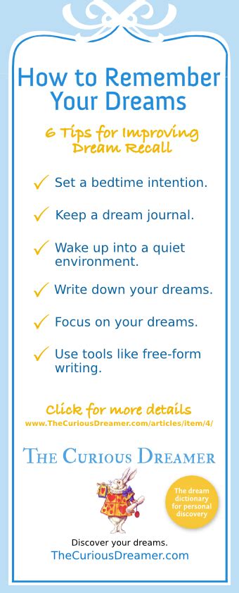 Tips to Improve Dream Recall and Interpretation