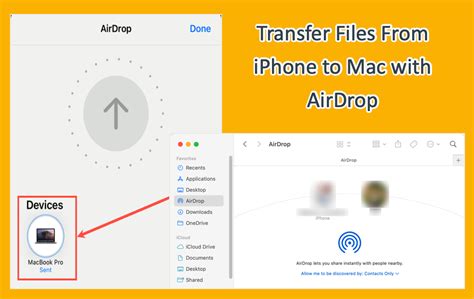 Transferring Files Using AirDrop