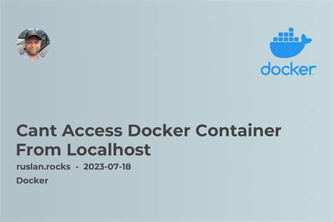 Troubleshooting: Unable to Establish Connection with Container's IP Address in Docker for Windows