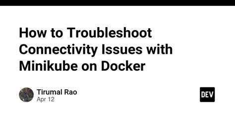 Troubleshooting Connectivity Problems with Docker