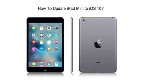 Troubleshooting Guide for Resolving Inability to Update iPad Mini 2