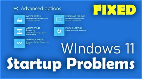 Troubleshooting steps for failed automatic startup in Windows