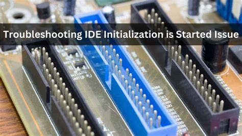 Troubleshooting steps to resolve the initialization database issue