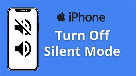 Turn Off the "Silent Mode" Switch