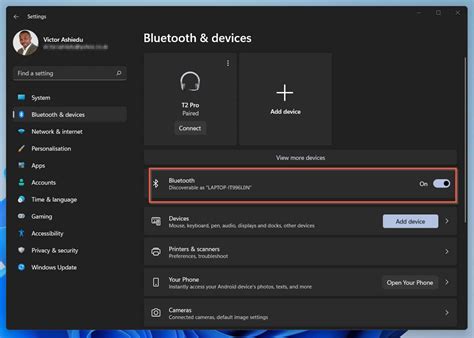 Turning on the Bluetooth Function