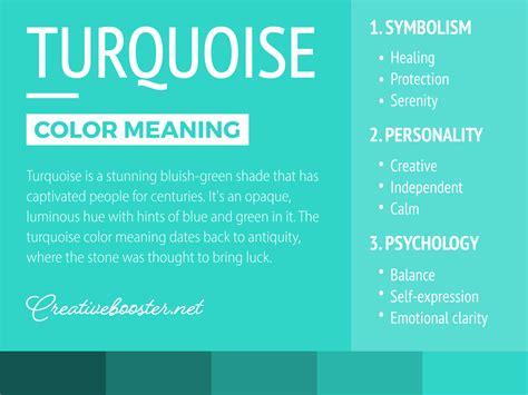 Turquoise: The Color of Tranquility and Zen