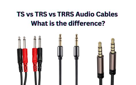 Understanding the Distinction Among TRS, TRRS, and CTIA Jacks