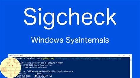 Understanding the Functionality of the Sigcheck Utility in the Windows Environment