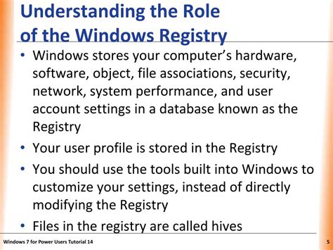 Understanding the Role of the Windows Registry in Network Configuration