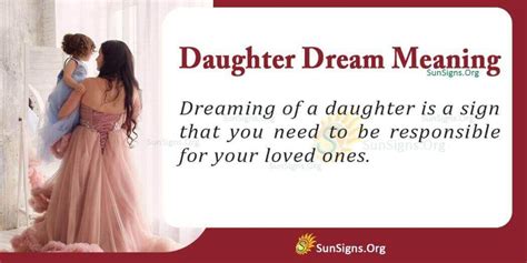 Understanding the Symbolic Significance of a Daughter in Dream Interpretation