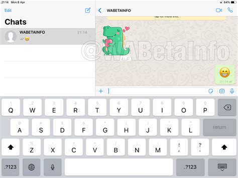 Understanding the WhatsApp Interface on iPad