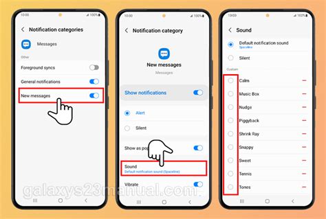 Understanding the audio settings in the messaging platform