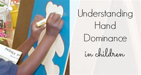 Understanding the concept of dominant hand