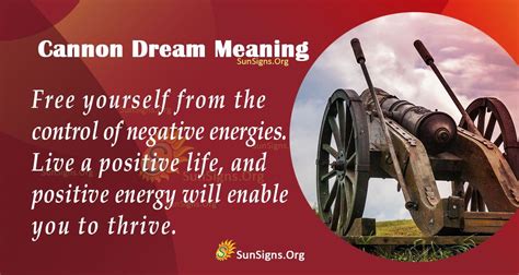 Unleashing Inner Power: Symbolism of a Cannon in Dreams