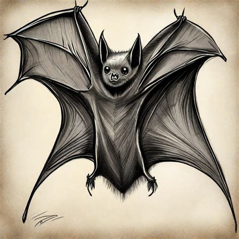 Unleashing the Creativity: Bat Sketches as an Outlet for Imagination