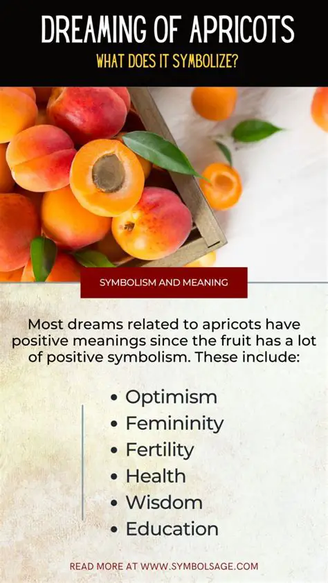 Unlocking the Symbolic Meaning: Deciphering the Significance of Apricots in a Vision