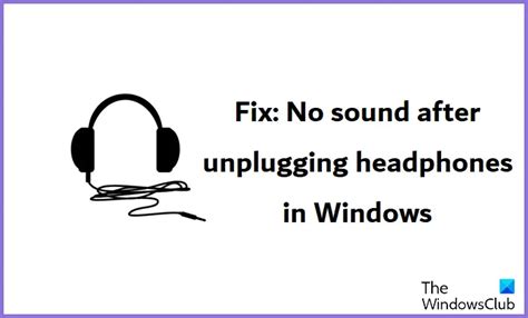 Unplugging the Headphones