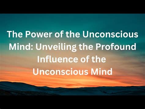 Unveiling Profound Cravings and Unconscious Reflections